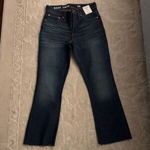 J. Crew High Rise Dark Indigo Jeans